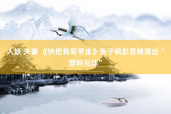 人妖 夫妻 《快把我哥带走》张子枫彭昱畅演出“塑料兄妹”